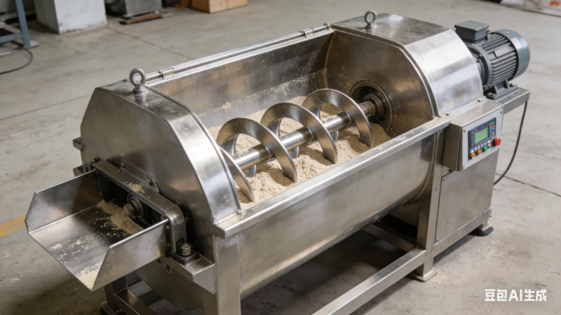 冰淇淋粉搅拌选设备，高装载+卸料干净能兼顾吗？